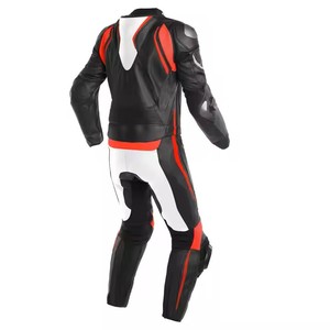 Traje de carreras de cuero de motocicleta de calidad superior personalizado para hombres traje de carreras de cuero genuino al por mayor jersey de carreras Pakistán - Product Image 2