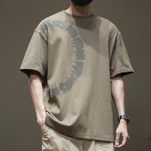 เสื้อยืดผู้ชายออกแบบได้ตามต้องการเสื้อยืดใช้ได้ทั้งชายและหญิงสะพายไหล่ทรงหลวมทนทานต่อการใช้งานในยิม - Product Image 3