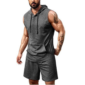 Vente en gros OEM recadrée à capuche à manches longues fermeture éclair vierge Yoga Shorts Set Lounge Set Womens 2 Piece Sets Custom Made Winter Wear - Product Image 2