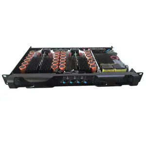 Sound System power amplifier 4 Channels Class D 1650W Switching Power Amplifier For Outdoor Stage Amplifier