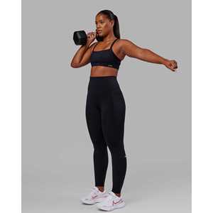 O.G. Leggings de Yoga de Cintura Alta con Estampado Fusion y Bolsillos - Negro XL - Product Image 6