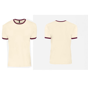 Logo personnalisé Prêt Next Level T-shirt unisexe 3604 coton doux à manches courtes T-shirt de sport à col rond avec logo personnalisé - Product Image 2