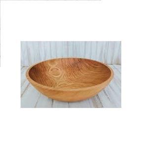 Cuenco de madera de diseño personalizado para el hogar y la sala de estar, cuenco hecho a mano para ensalada y comida - Product Image 1