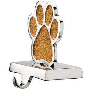 Noel Design <b>Stocking</b> Holder Gold Color Festive Decorative Ornaments Standing Perfect for <b>Christmas</b> and Home Holiday Decoration - Product Image 5