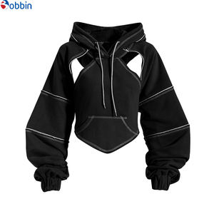 Sudadera Corta Sexy para Mujer con Logotipo Personalizado, Nueva Tendencia, Sudadera de Yoga para Entrenamiento Deportivo - Product Image 3