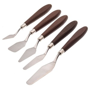 Ensemble de couverts en métal le plus vendu finition argentée avec poignée en résine marron pour la maison et le mariage ensemble de couverts de vaisselle - Product Image 1