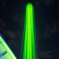 NF-SL-LASER 4000RGB Sky Lasers Projecteur laser d'orientation IP65 à 4 têtes RGB pour monuments urbains