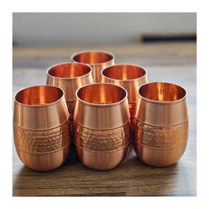 Vaso de metal con logotipo personalizado de New Look-Respetuoso con el medio ambiente Gran capacidad Durable Hecho EN LA India Precio razonable de alta calidad - Product Image 1