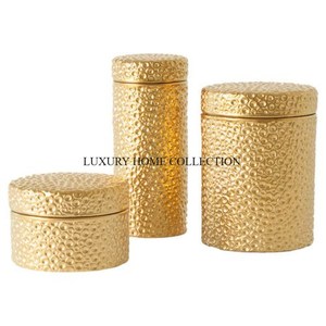 Ensembles de boîtes de cuisine empilables durables en métal avec revêtements antirouille pour un stockage efficace des produits secs et des collations - Product Image 1