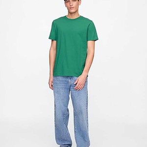 Camisetas de manga corta para hombre Camiseta de cuello redondo pesado para hombre Camisetas casuales que absorben la humedad - Product Image 5