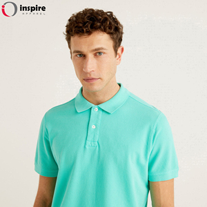Chemises de sport de golf pour hommes, personnalisées, à manches courtes, en mélange polyester/coton, grande taille, séchage rapide, boutonnées sur le devant, vente en gros OEM Inspire - Product Image 6