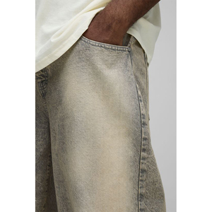 กางเกงยีนส์ทรงหลวมสำหรับผู้ชายผลิตจากโรงงานกางเกงยีนส์ทรงหลวมสำหรับผู้ชายกางเกงยีนส์ทรงหลวมแนววินเทจ - Product Image 3