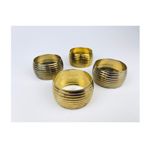 Vente chaude anneau de serviette en laiton or brillant poli forme de lèvre carrée qualité incroyable conception Unique produit de vente chaude - Product Image 4