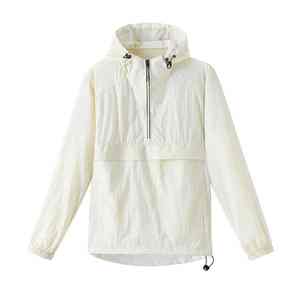 เสื้อแจ็คเก็ตกันลมแบบมีซิปครึ่งตัว น้ำหนักเบา กันน้ำ ลายพราง สำหรับฤดูใบไม้ผลิ เหมาะสำหรับกิจกรรมกลางแจ้ง เคลือบผิวเพื่อประสิทธิภาพ - Product Image 4