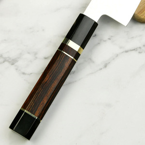 Venta al por mayor personalizado de alta calidad OEM ODM servicio profesional cuchillo de Damasco hecho a mano cuchillo de cocina con mango de hierro - Product Image 4