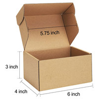 Cajas de Envío Pequeñas, Cajas de Cartón Corrugado Marrón, Embalaje Ligero para Envíos, Mudanzas y Almacenamiento, Color y Tamaño Personalizables