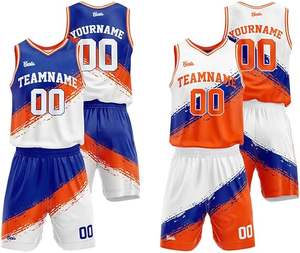 Camisetas de baloncesto reversibles personalizables directo de fábrica al por mayor, poliéster, logotipo impreso, uniforme de alta calidad, ropa deportiva - Product Image 3