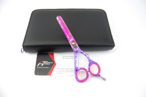 Titan tráng ngắn lưỡi mỏng kéo, vít điều chỉnh với lá cho tóc chuyên nghiệp cắt kéo bằng công cụ của con người - Product Image 4