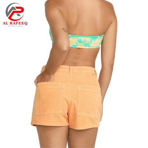 High Quality Cotton Shorts Breathable Adult High <b>Waisted</b> Women Denim Tight <b>Jeans</b> Shorts Women Denim Shorts for <b>Ladies</b> - Product Image 3