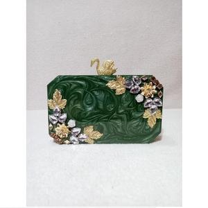 Bolso de Mano de Resina con Diseño Moderno y Tacto de Mármol, Ideal para Bodas, Fiestas y Eventos, Bolso de Mano de la Mejor Calidad a Precio de Fábrica - Product Image 2