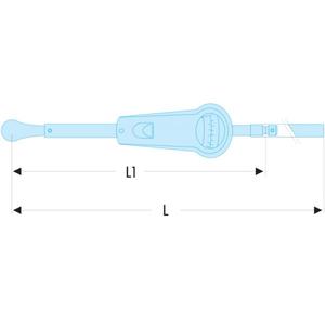 ประแจแรงบิดสูง Facom พร้อมหัวขันแบบสี่เหลี่ยม สำหรับงานมืออาชีพ - Product Image 2