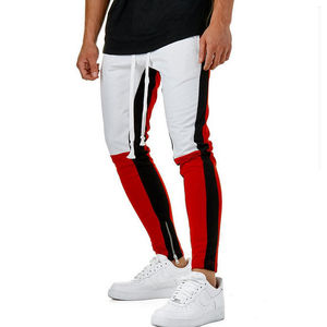 Joggers para hombre, pantalones de chándal informales de algodón 100%, pantalones hechos a medida de gimnasio, estilo ajustado con cintura con cordón - Product Image 1