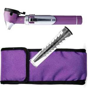 Médico profesional Led acero fibra óptica bolsillo diagnóstico otoscopio conjunto fuente de energía eléctrica instrumentos quirúrgicos base - Product Image 2