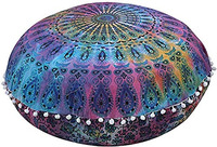 Coussins de sol en coton style bohème, brodés à la main, pour décoration intérieure, taille personnalisable, idéal pour mariage - Vente chaude