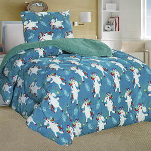 Set Copripiumino e Federe in Cotone Spesso con Motivo Geometrico a Cartoni Animati Re e Regina, Tecnica Tessuta, per Letto Matrimoniale e Nuziale - Product Image 6