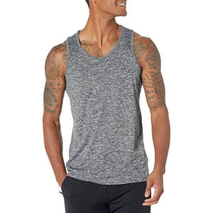 Camisetas sin mangas transpirables de secado rápido para hombre de talla grande con logotipo y tamaño personalizados Material de alta calidad con color personalizable - Product Image 1