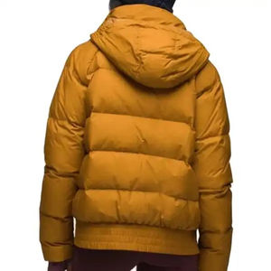 Veste matelassée décontractée pour homme OEM personnalisée, mélange de coton et de cuir, séchage rapide, imperméable, manches régulières, fermeture éclair, vente en gros à chaud - Product Image 3