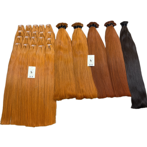 Recién llegado, paquete de pelo liso de hueso más vendido, cabello de trama Genius Virgen sin procesar, pelucas brasileñas vietnamitas incluidas - Product Image 1