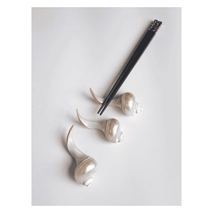 ที่วางตะเกียบเปลือกหอยทะเล ที่วางช้อนส้อมทำจากเปลือกหอยธรรมชาติสำหรับตะเกียบ จัดจานอาหารอย่างมีสไตล์ เวียดนาม - Product Image 4