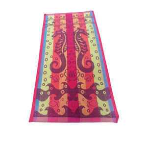 Tamaño personalizado y color posible Lavable a mano y a máquina Polycotton Made Jacquard Designs Surtido de toallas de playa del vendedor indio - Product Image 1