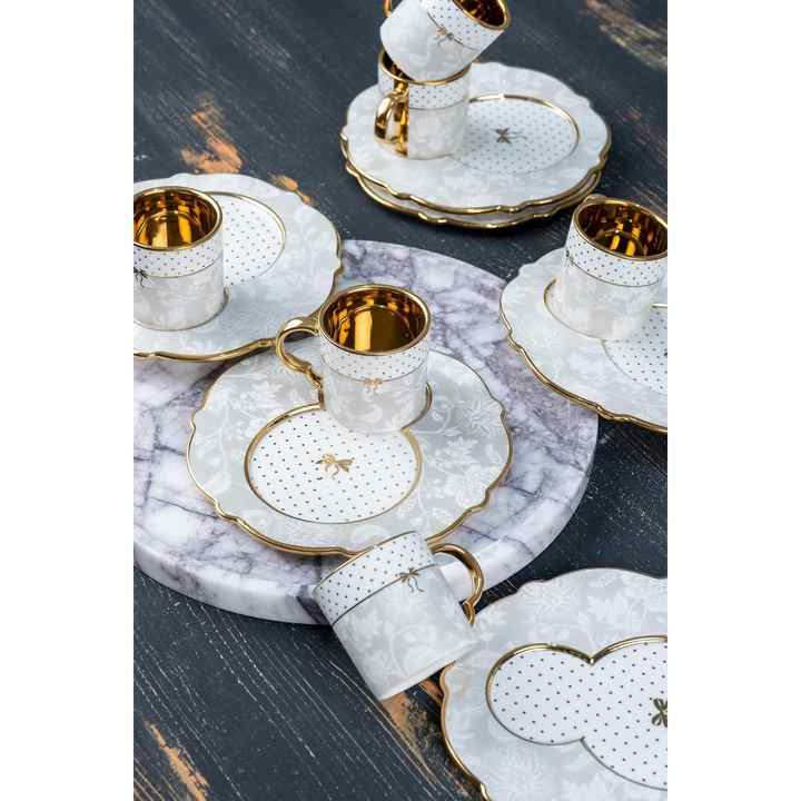 Acar 152 Elinor Set of 6 Coffee Cups