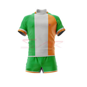 Ensembles de rugby professionnel de haute qualité pour hommes, logo personnalisé, uniformes sportifs en polyester, vêtements de sport d'équipe - Product Image 2