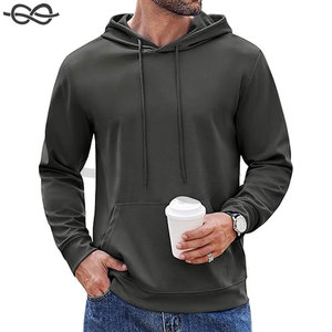 <b>Men's</b> Hoodie Long Sleeve Hooded <b>Pullover</b> Casual Fashion Sweatshirts Drawstring Pocket Comfortable Gym Wear Active <b>Men</b> - Product Image 1