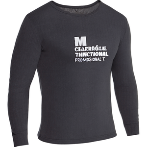 Camiseta Térmica Funcional Promocional Color Carbón Talla M - Product Image 2