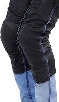Pantalon de moto extensible coupe-vent respirant grande taille pour homme et femme, jean doublé en polyester/coton, toutes saisons
