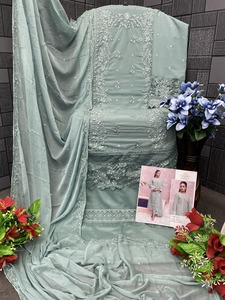 Le meilleur sur Deal Heavy Najneen avec séquence de broderie fonctionne avec Duppta pour une occasion de mariage à un prix abordable - Product Image 3