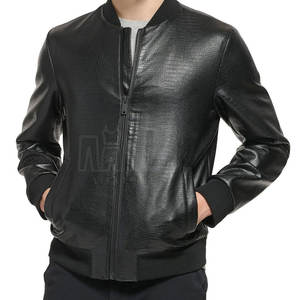 Chaqueta de Cuero para Hombre, Transpirable, para Uso en Exteriores, Precio Económico, Ligera, Superventas - Product Image 1