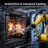 Outil de moulage par compression de précision en caoutchouc sur mesure, outillage de fonderie sous pression en aluminium pour pièces automobiles, fournisseur direct d'usine