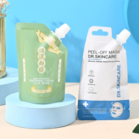 Pochette souple personnalisée rechargeable en PE de qualité alimentaire avec bec verseur pour emballage de liquides, lotions et crèmes pour les mains