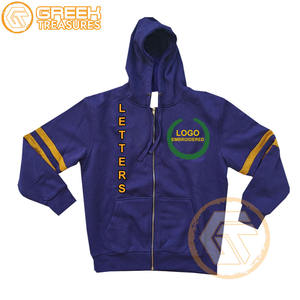 Sweat à capuche brodé en molleton de coton Omega personnalisé fraternité haute qualité grec Psi hommes sweats respirants sweats à capuche de sororité - Product Image 6