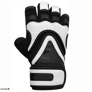 Venta al por mayor Fitness transpirable ventilado medio dedo levantamiento de pesas ejercicio deportes entrenamiento gimnasio guantes hombres - Product Image 3