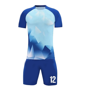 เสื้อฟุตบอลพิมพ์ลายซับลิเมชันสูงชุดกีฬาโพลีเอสเตอร์แห้งเร็วสำหรับผู้ใหญ่สำหรับการฝึกเป็นทีมพร้อมโลโก้ของตัวเอง - Product Image 4