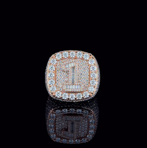 Iced Out Custom Number <b>925</b> <b>Silver</b> <b>Ring</b> Hip Hop Moissanite Diamond Luxury Statement <b>Ring</b> For Unisex Wear - Product Image 5