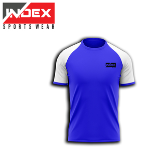 Nueva llegada Premium 100% poliéster de gran tamaño manga raglán camiseta personalizada Lisa hombres camisetas impresión personalizada camiseta para hombres - Product Image 4