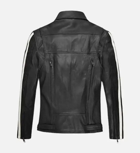 Chaqueta de invierno ajustada para hombre más vendida Top de cuero de diseño personalizado con características únicas - Product Image 2