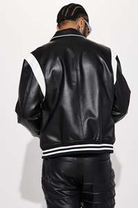 Chaqueta acolchada cálida de invierno para hombre de nuevo estilo al por mayor abrigo de cuero de moda Suelto - Product Image 3
